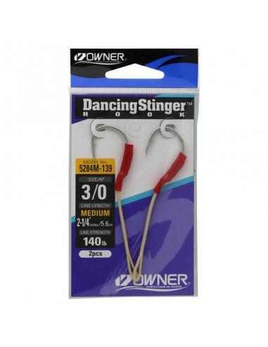 Owner Dancing Stinger Hooks - Medium - 5/0