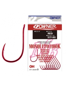 Owner Red Mosquito Hook