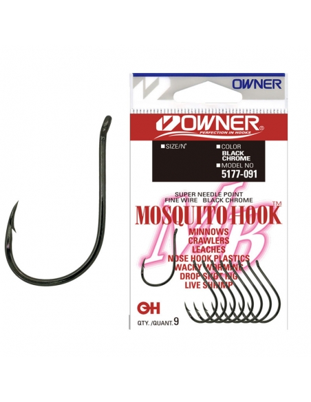 Owner 5177-981 Mosquito Fishing Hook #12