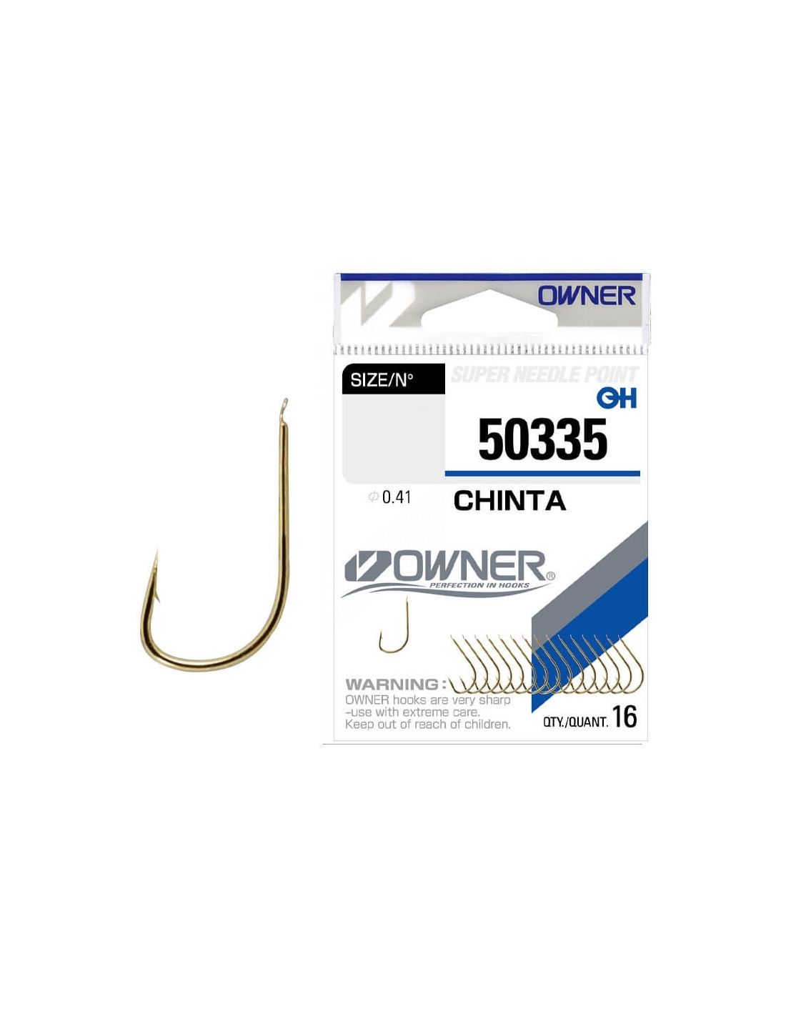 Anzuelo Owner Chinta 50335 (Gold)