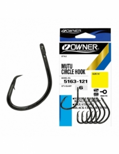 Owner #5114-071 mutu light circle hooks size 4-1pk of 9pcs-Brand