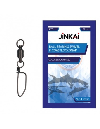 Ball Bearing Swivel and Coastlock Snap Jinkai
